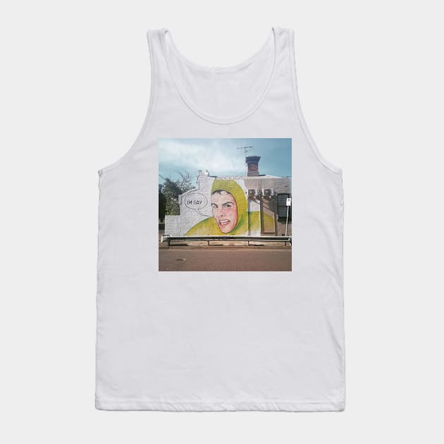 Idubbbz I'm Gay Graffiti Tank Top by DankSpaghetti